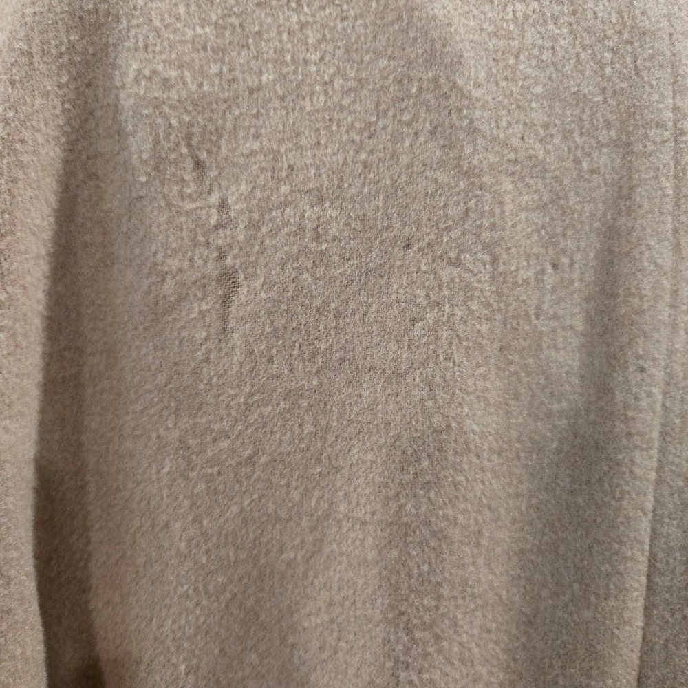 Vtg 60s Camel Hair Double Breasted Womens L Coat Old Money - Picture 15 of 16